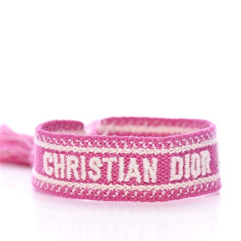 armband dior stof|Dior pink bracelet.